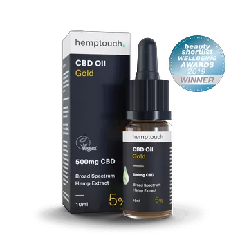 CBD Oil Gold 500 mg CBD 10 ml (5%)